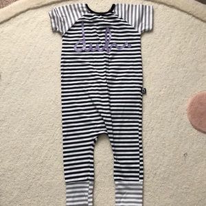 “duh.” Rags to Raches romper